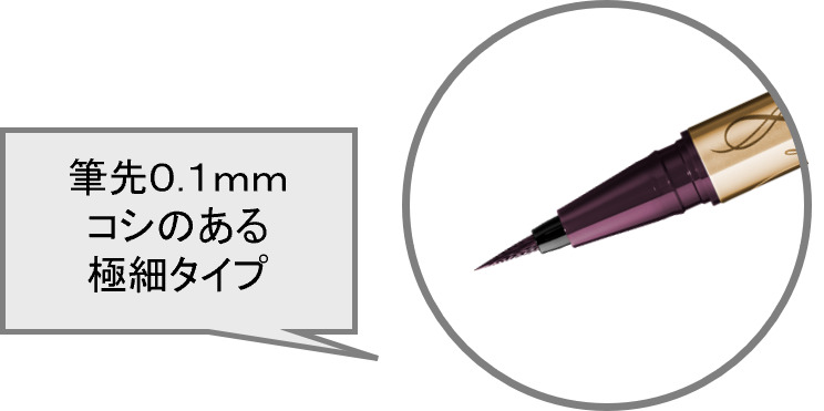 描きやすい！筆先０．１ｍｍの極細筆