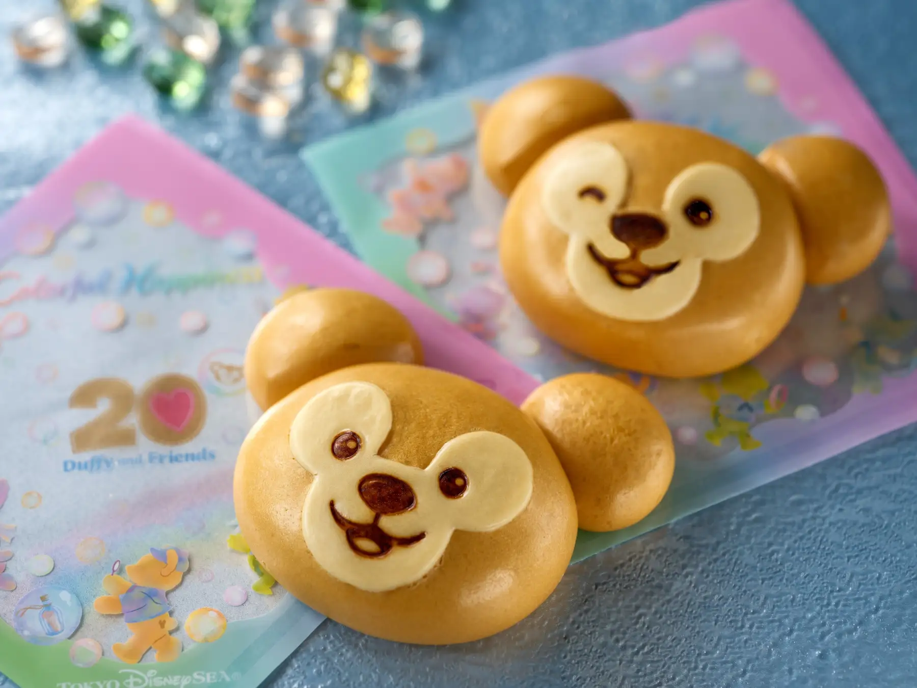 ダッフィーまん（キノコクリーム＆キャラメルクリーム）